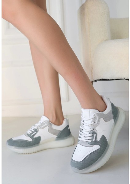 Ojxa Yeşil Süet Bağcıklı Spor Ayakkabı modelleri