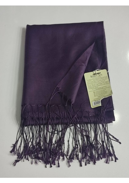 Melodi Şal 3472-82 Patlıcan Moru