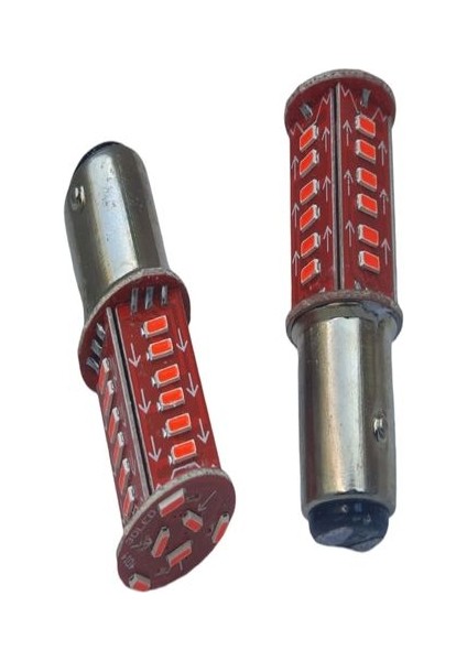 12V 21*5 Çift Duyu Şaşı Tırnak LED Çakar ve Kayan Stop Ampülü 1016 2 Li Set-Erpilsan Elektronik