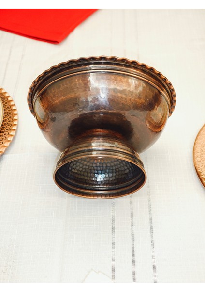 Ayaklı Salata Kasesi, Ayaklı Sunumluk,Vazo Bakır