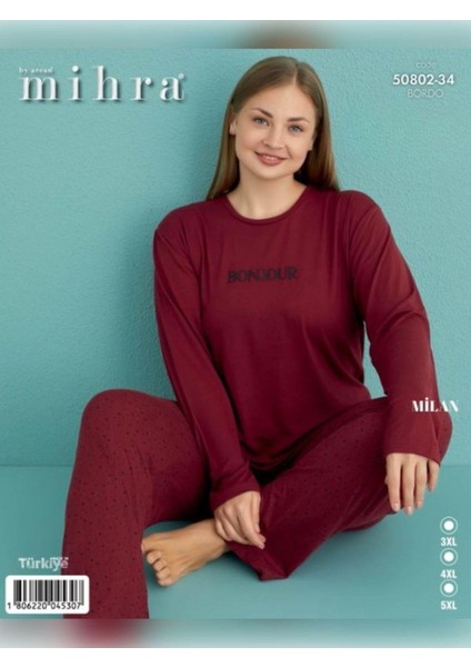 Milan Büyük Beden Pijama Takımı