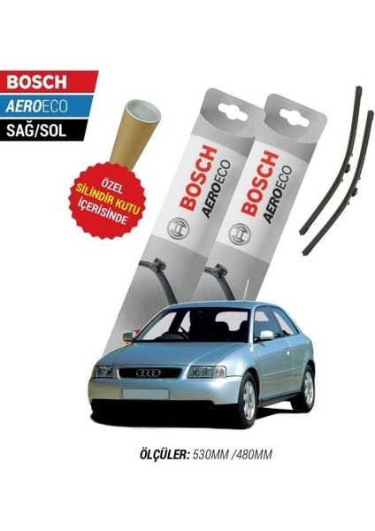 Audi A3 1998 Silecek Takımı Bosch Aeroeco