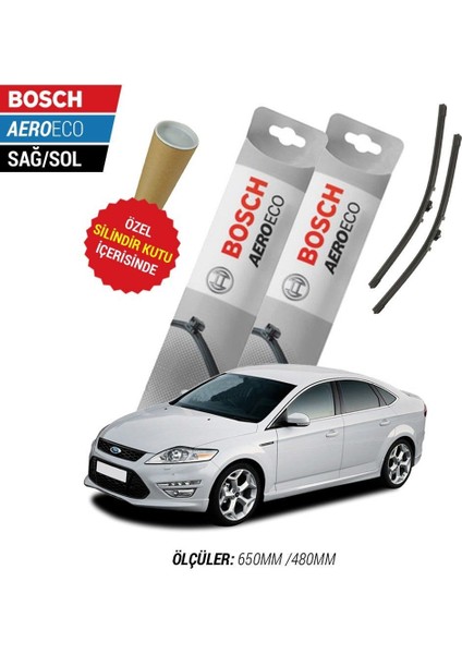 Ford Mondeo 2013 Silecek Takımı Bosch Aeroeco