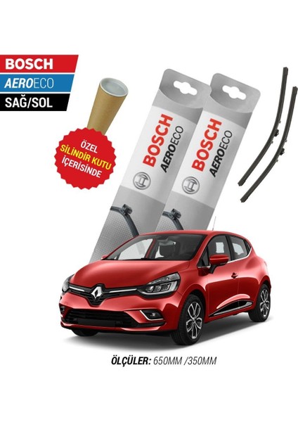 Renault Clio 4 2020 Silecek Takımı Bosch Aeroeco