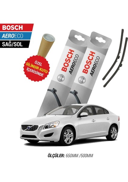 Volvo S60 2013 Silecek Takımı Bosch Aeroeco