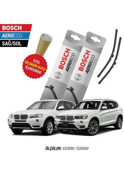 Bmw X3 F25 2013 Silecek Takımı Bosch Aeroeco
