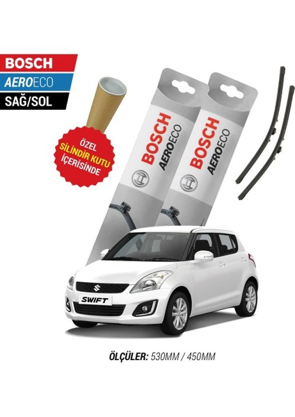 Suzuki Swift 2010 Silecek Takımı Bosch Aeroeco
