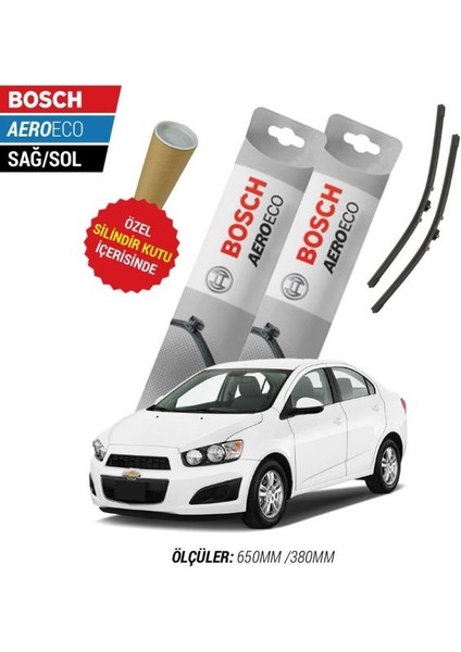 Chevrolet Aveo Sedan 2013 Silecek Takımı Bosch Aeroeco