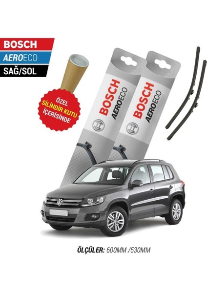Volkswagen Tiguan 2014 Silecek Takımı Bosch Aeroeco