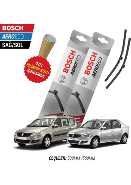 Dacia Logan 2013 Silecek Takımı Bosch Aeroeco