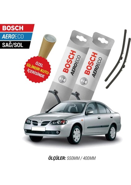 Nissan Almera 2000 Silecek Takımı Bosch Aeroeco