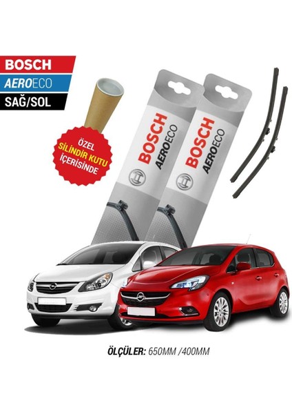 Opel Corsa D 2007 Silecek Takımı Bosch Aeroeco