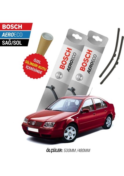 Volkswagen Bora 2004 Silecek Takımı Bosch Aeroeco