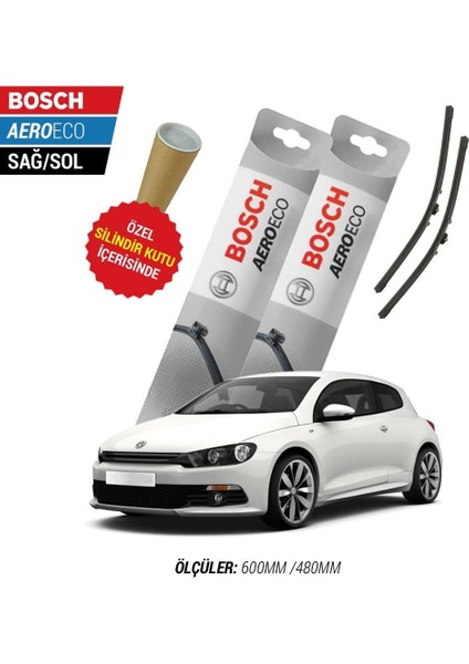 Volkswagen Scirocco 2012 Silecek Takımı Bosch Aeroeco