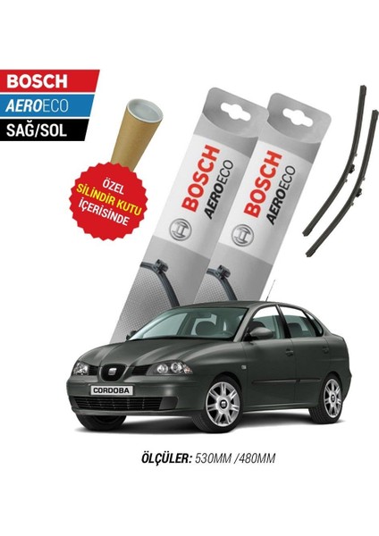 Seat Cordoba 2004 Silecek Takımı Bosch Aeroeco