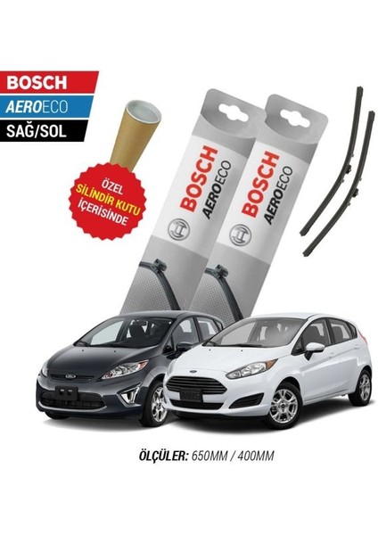 Ford Fiesta 2014 Silecek Takımı Bosch Aeroeco