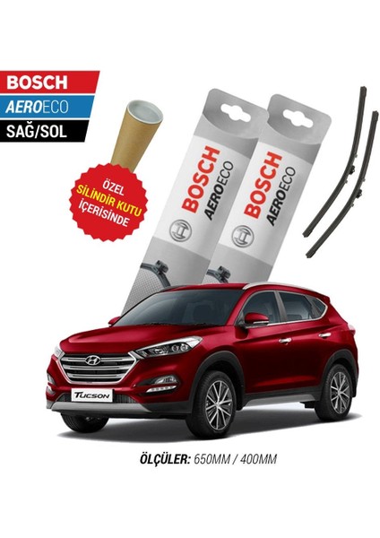 Hyundai Tucson 2020 Silecek Takımı Bosch Aeroeco