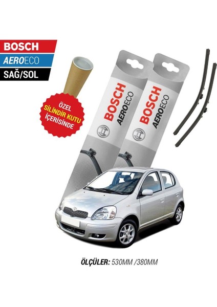 Toyota Yaris 2001 Silecek Takımı Bosch Aeroeco