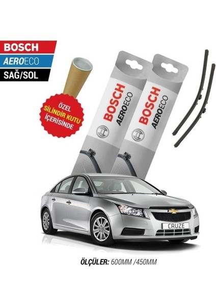 Chevrolet Cruze 2013 Silecek Takımı Bosch Aeroeco