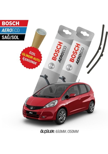 Honda Jazz 2010 Silecek Takımı Bosch Aeroeco