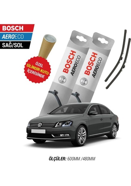 Volkswagen Passat 2011 Silecek Takımı Bosch Aeroeco