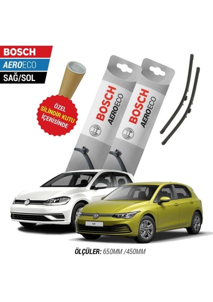 Vw Golf 7 2015 Silecek Takımı Bosch Aeroeco