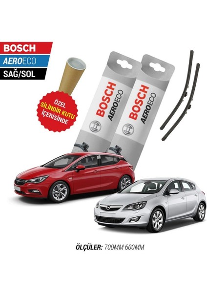 Opel Astra J 2010 Silecek Takımı Bosch Aeroeco