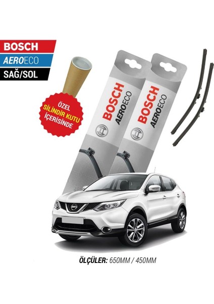 Nissan Qashqai 2015 Silecek Takımı Bosch Aeroeco