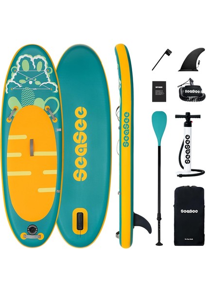 Paddleboard 240 x 76 x 15 cm Çocuk Sörf Tahtası Seasee Fullset