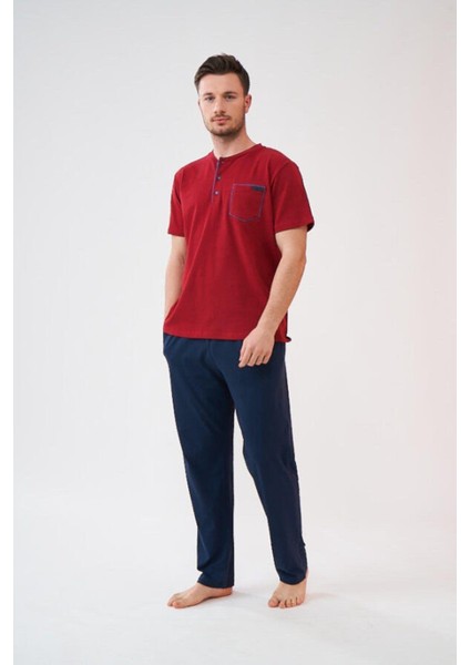 Erkek 3'lü Pijama Şort Takım