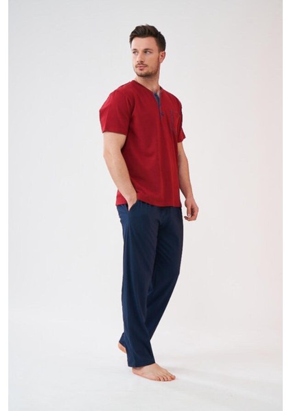 Erkek 3'lü Pijama Şort Takım