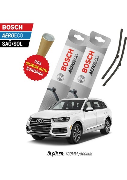 Audi Q7 2014 Silecek Takımı Bosch Aeroeco