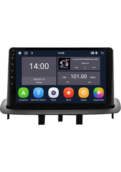Renault Megane 3 Android Multimedya Sistemi (2010-2015) 4+64 GB
