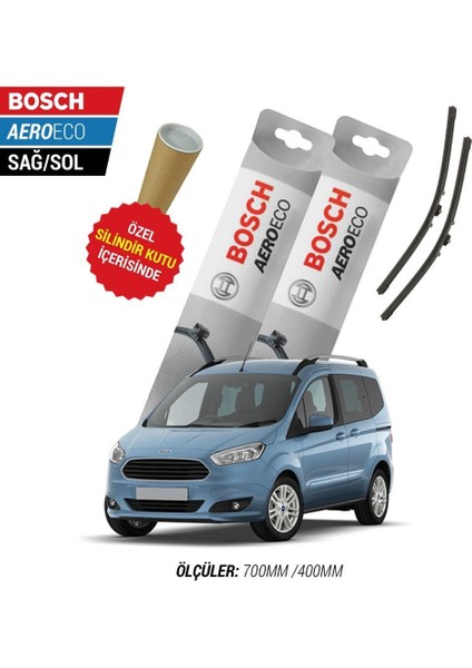 Ford Courier 2022 Silecek Takımı Bosch Aeroeco