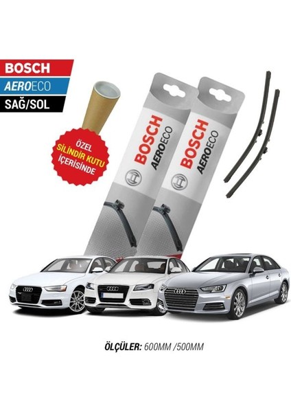 Audi A4 2008 Silecek Takımı Bosch Aeroeco