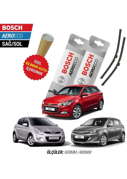 Hyundai I20 2010 Silecek Takımı Bosch Aeroeco
