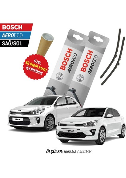 Kia Rio 2018 Silecek Takımı Bosch Aeroeco