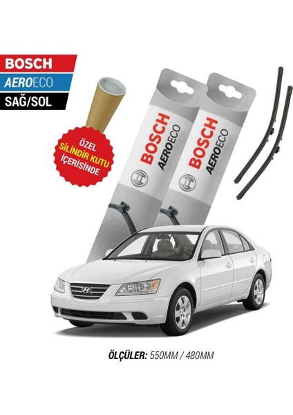 Hyundai Sonata 2008 Silecek Takımı Bosch Aeroeco