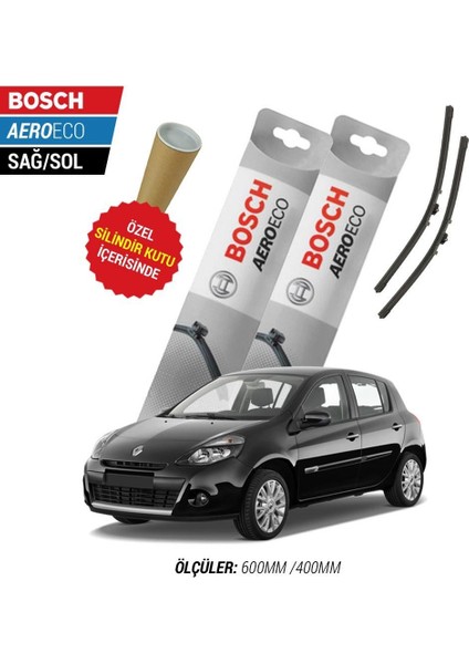 Renault Clio 3 2009 Silecek Takımı Bosch Aeroeco