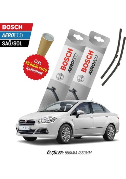 Fiat Linea 2007 Silecek Takımı Bosch Aeroeco