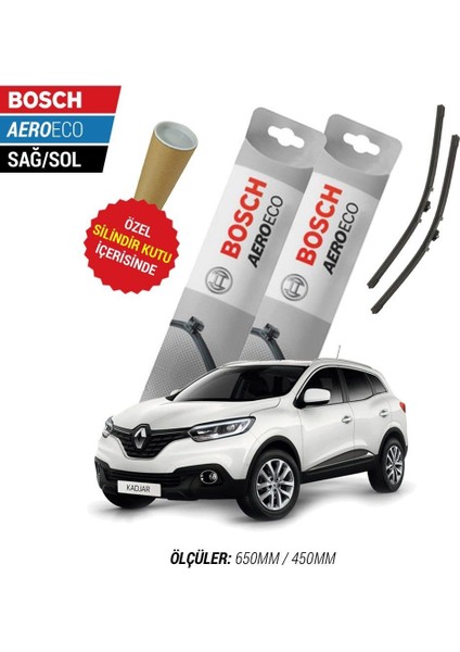 Renault Kadjar 2019 Silecek Takımı Bosch Aeroeco