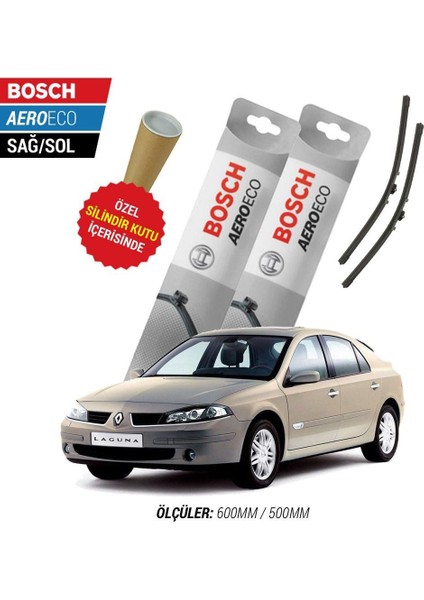 Renault Laguna 2 2004 Silecek Takımı Bosch Aeroeco
