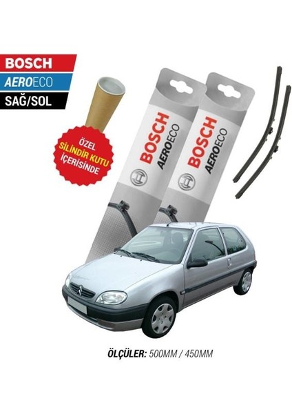 Citroen Saxo 1999 Silecek Takımı Bosch Aeroeco