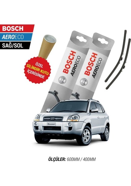 Hyundai Tucson 2009 Silecek Takımı Bosch Aeroeco