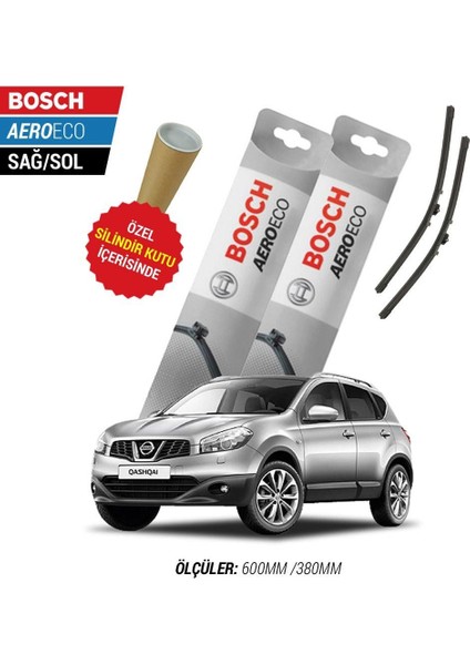 Nissan Qashqai 2010 Silecek Takımı Bosch Aeroeco
