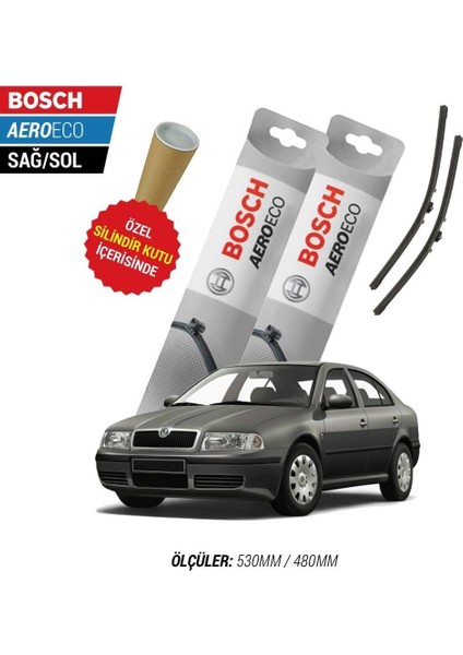 Skoda Octavia 2002 Silecek Takımı Bosch Aeroeco