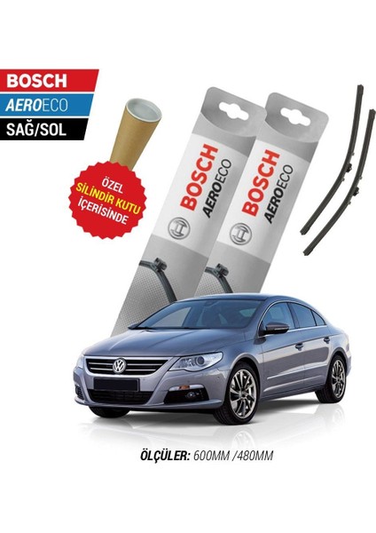 Volkswagen cc 2011 Silecek Takımı Bosch Aeroeco