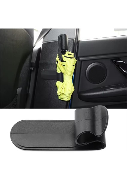 Araç Içi Şemsiye Tutucu Torpido ve Kapı Cebi Için Yapışkan Kanca Askı Çok Fonksiyonlu Araç Içi Organizer