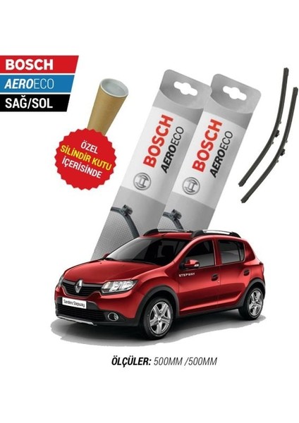 Dacia Sandero 2008 Silecek Takımı Bosch Aeroeco