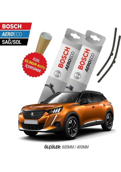 Peugeot 2008 2021 Silecek Takımı Bosch Aeroeco